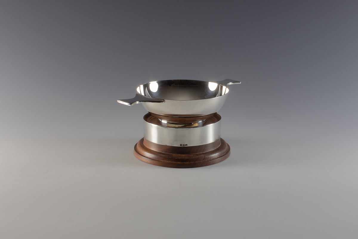 Silver 5" plain quaich