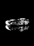 Platinum Bubble Diamond Ring, 0.31carats