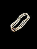 9ct Gold Akoya Pearl and Yellow Topaz Bracelet