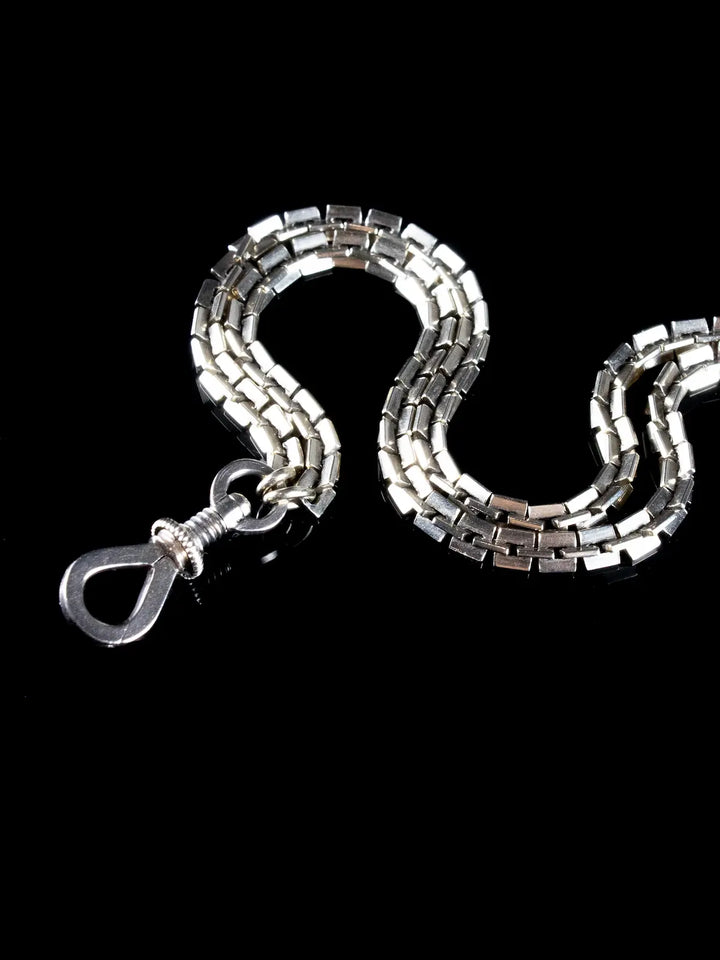 Antique 9ct Gold Guard Chain Necklace, 40.29 grams