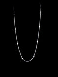 18ct White Gold 0.29ct Diamond Chain Necklace