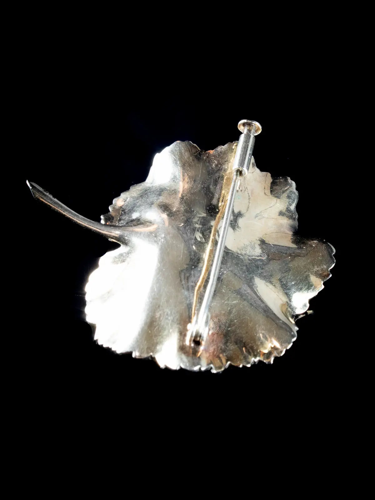 Vintage 14ct Gold Leaf And Pearl Brooch, Circa 1960