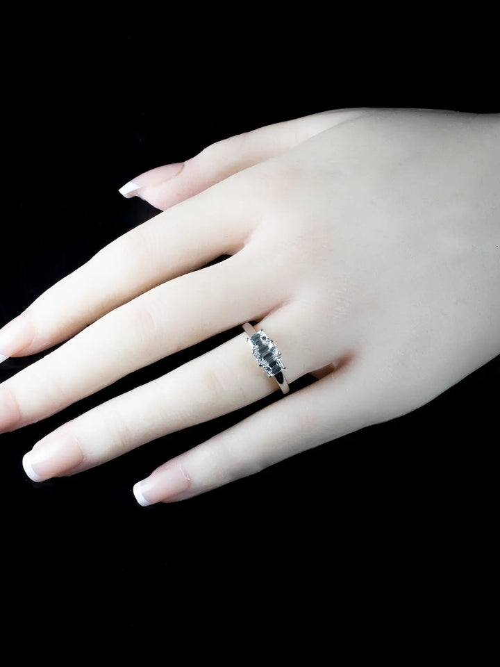 Platinum Three Stone 1.41ct Diamond Ring