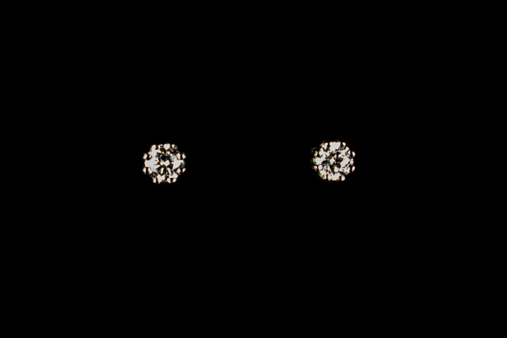 Platinum 1.47ct Diamond Stud Earrings