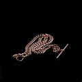 Antique 9ct Rose Gold Double Albert Chain, Circa 1920, 45g