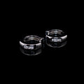 18ct White Gold Diamond Hoop Earrings, 0.30ct
