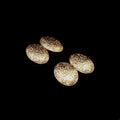 Antique Victorian 15ct Yellow Gold Engraved Cufflinks, London 1884