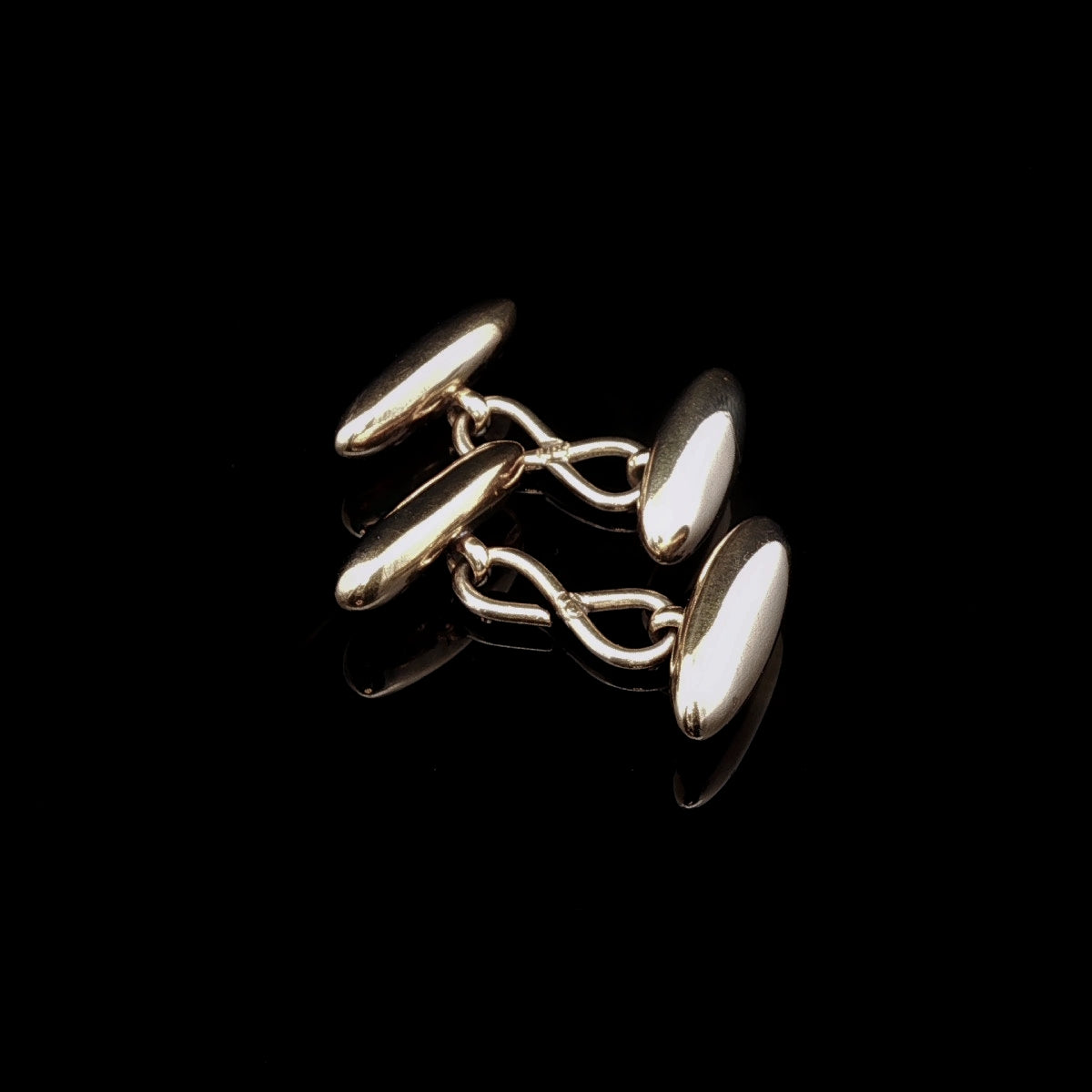 Vintage 18ct Yellow Gold Torpedo Cufflinks, 6.7grams