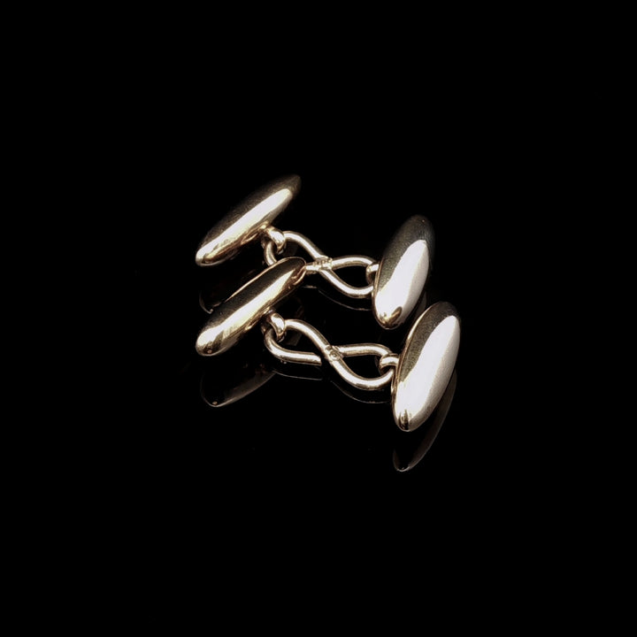 Vintage 18ct Yellow Gold Torpedo Cufflinks, 6.7grams
