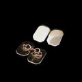 9ct Yellow Gold Octagonal Cufflinks, 11.5g