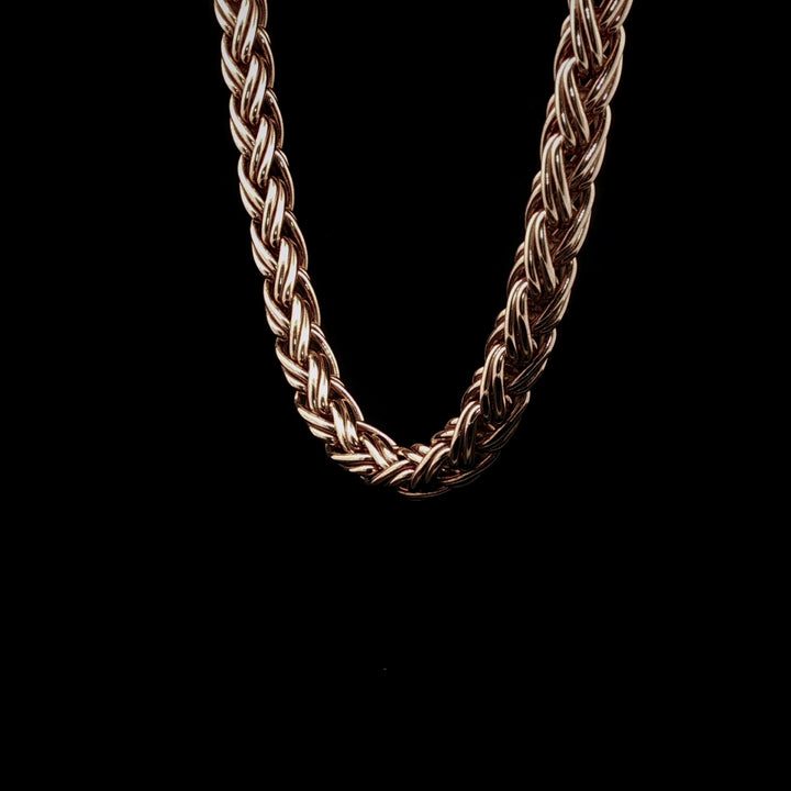 Vintage 18ct Yellow Gold Rope Chain Necklace, 90.9g