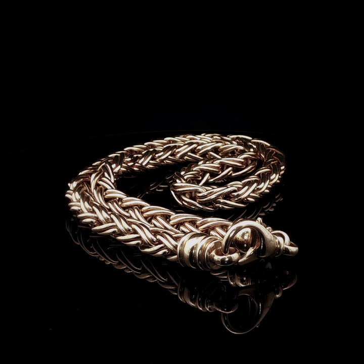 Vintage 18ct Yellow Gold Rope Chain Necklace, 90.9g