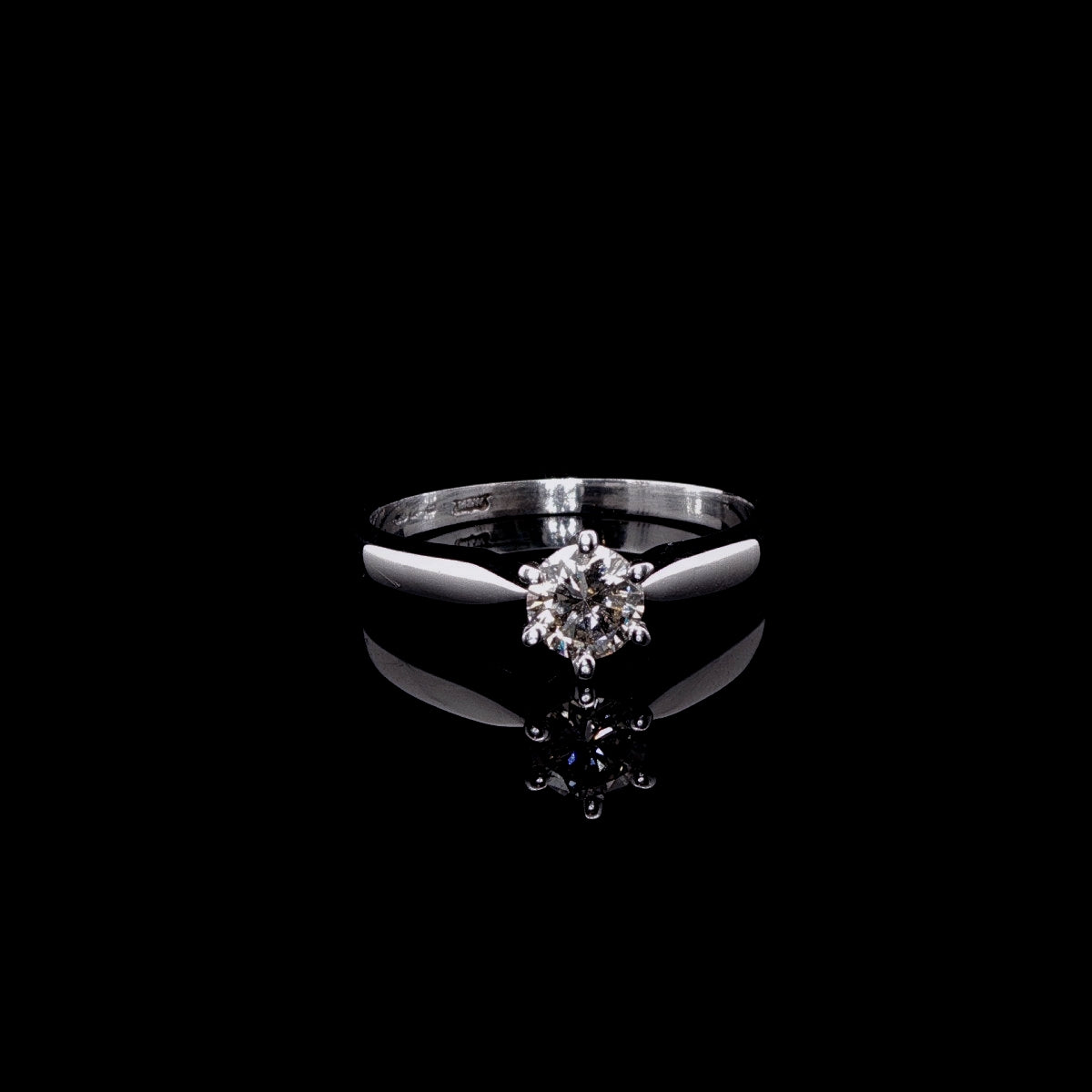 18ct White Gold 0.30ct Diamond Solitaire Ring