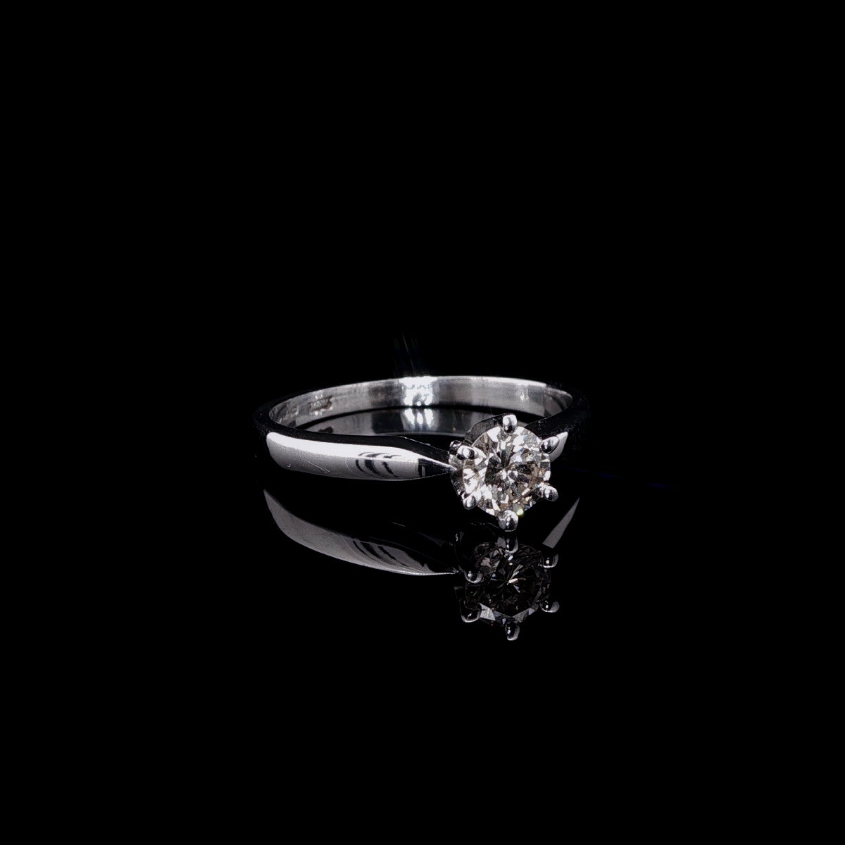 18ct White Gold 0.30ct Diamond Solitaire Ring