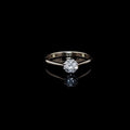 18ct Gold Single Stone 0.30ct Diamond Ring
