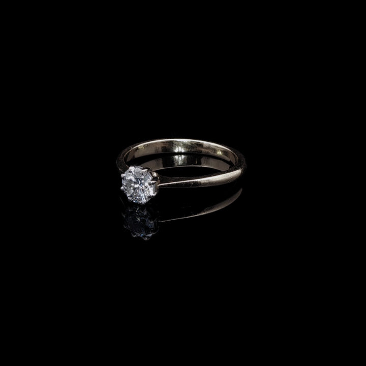 18ct Gold Single Stone 0.30ct Diamond Ring
