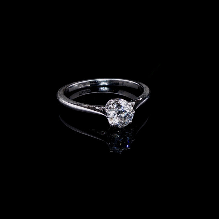 18ct White Gold  Diamond Solitaire Ring 0.60ct