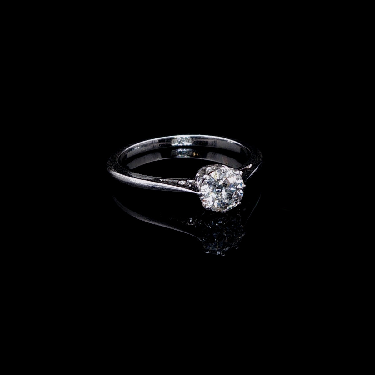 18ct White Gold  Diamond Solitaire Ring 0.60ct