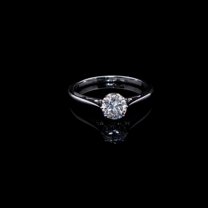 18ct White Gold  Diamond Solitaire Ring 0.60ct
