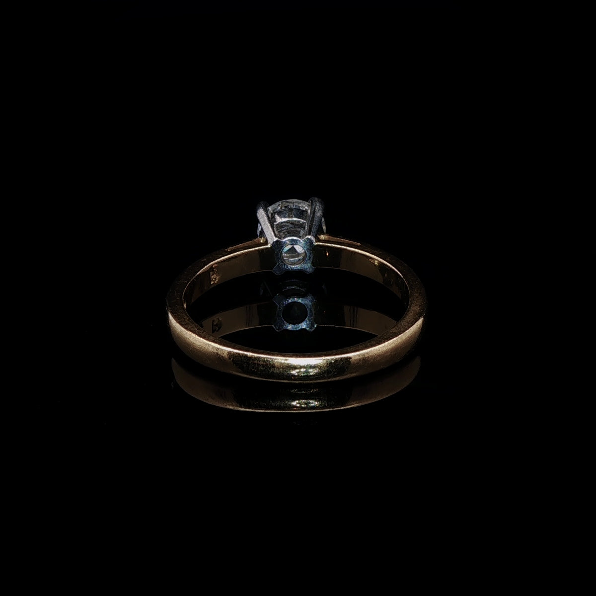 18ct Gold and Platinum Brilliant Cut Diamond Ring, 0.67ct