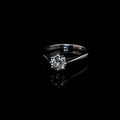 18ct White Gold Brilliant Cut Diamond Ring, 0.50ct