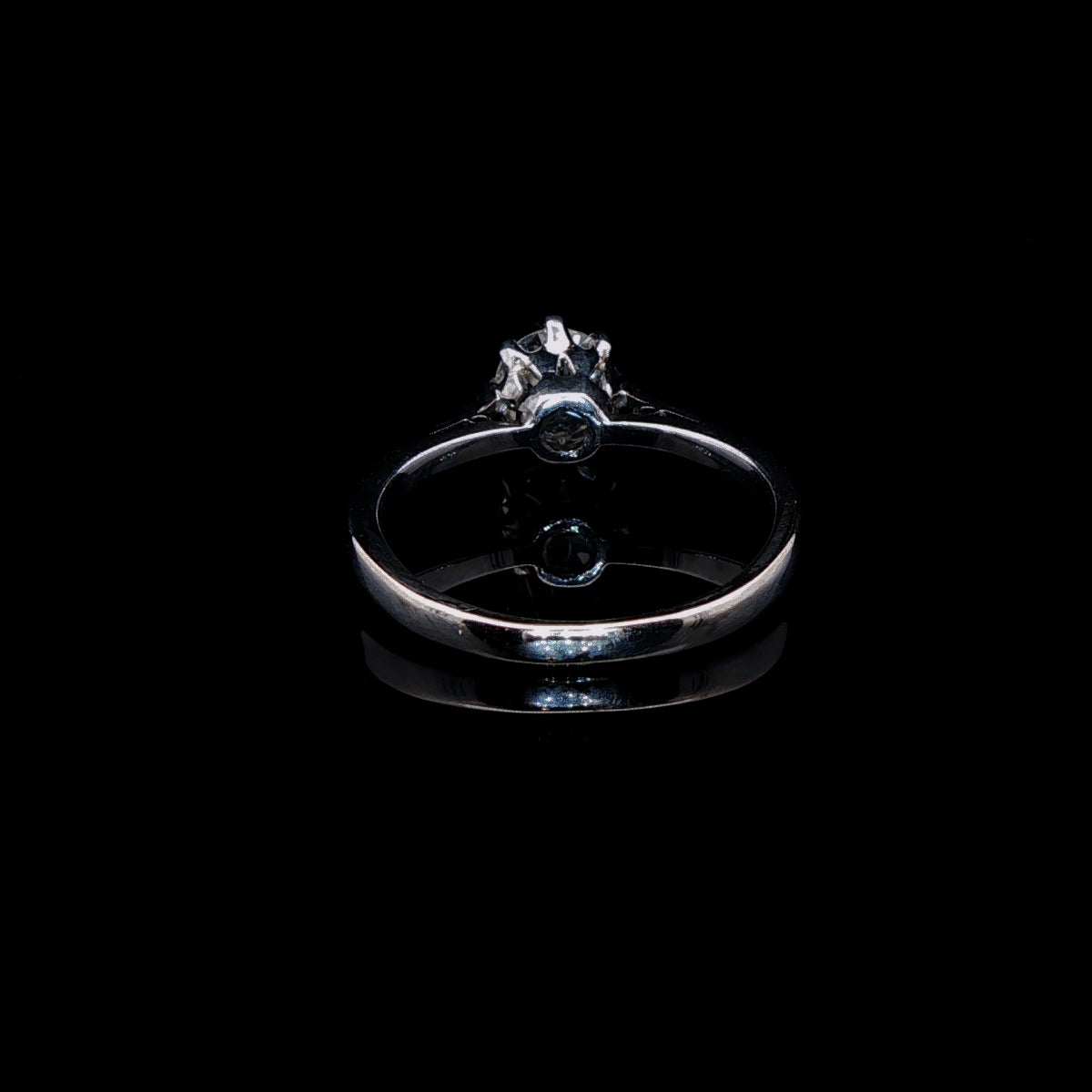 18ct White Gold Brilliant Cut Diamond Ring, 0.50ct