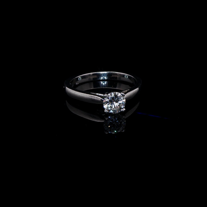 Platinum Diamond Solitaire Ring, 0.51ct
