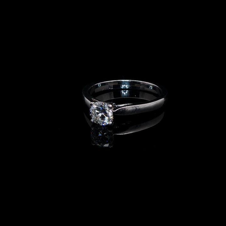Platinum Diamond Solitaire Ring, 0.51ct
