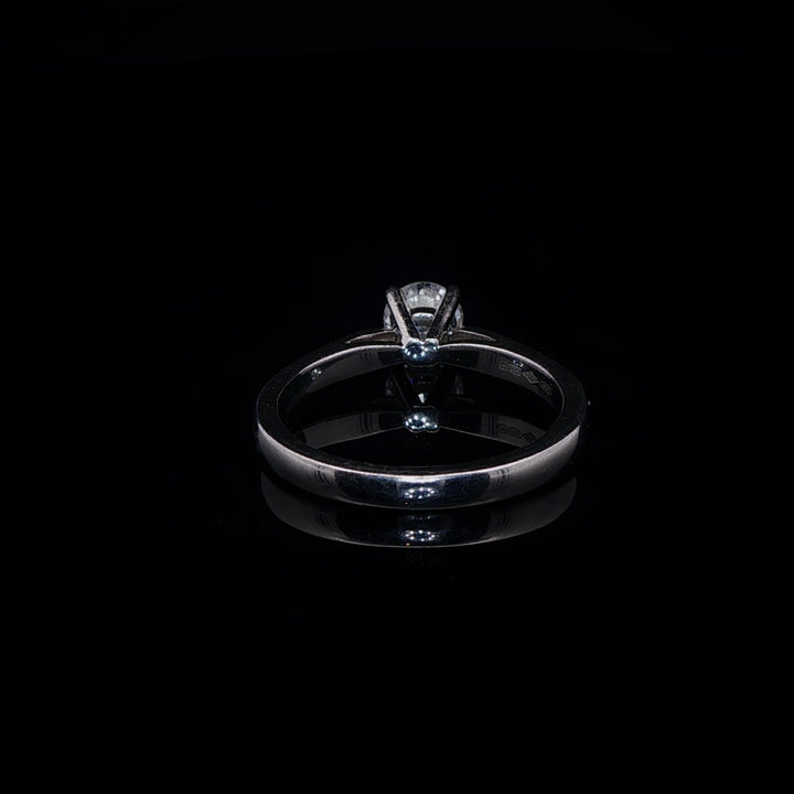 Platinum Diamond Solitaire Ring, 0.51ct