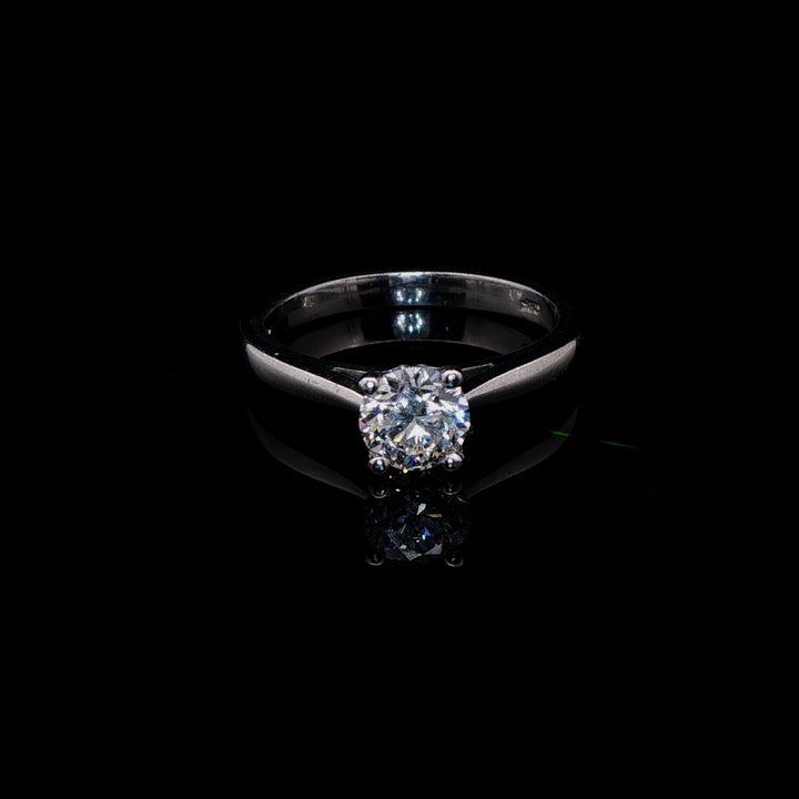 Platinum 0.72ct Diamond Solitaire Ring