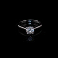 Platinum 0.72ct Diamond Solitaire Ring