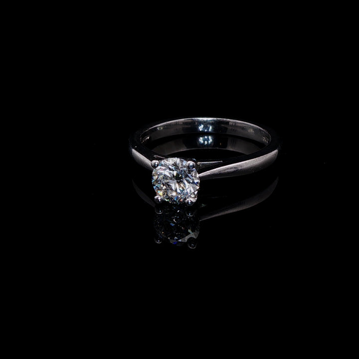 Platinum 0.72ct Diamond Solitaire Ring