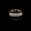 Antique 18ct Gold Five Stone Old Cut Diamond Ring, 0.55ct