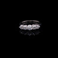 18ct Gold and Platinum Five Stone Old Cut Diamond Ring