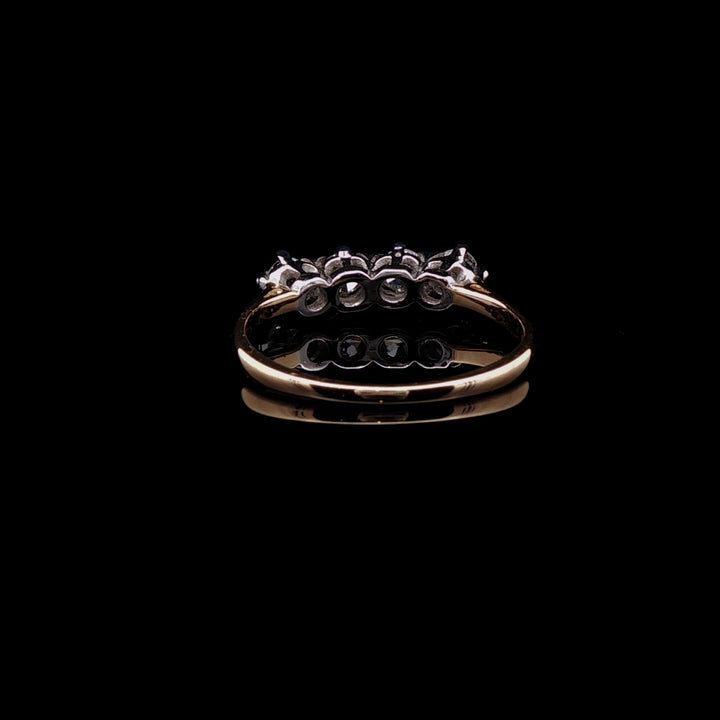 18ct Gold Four Stone Diamond Ring