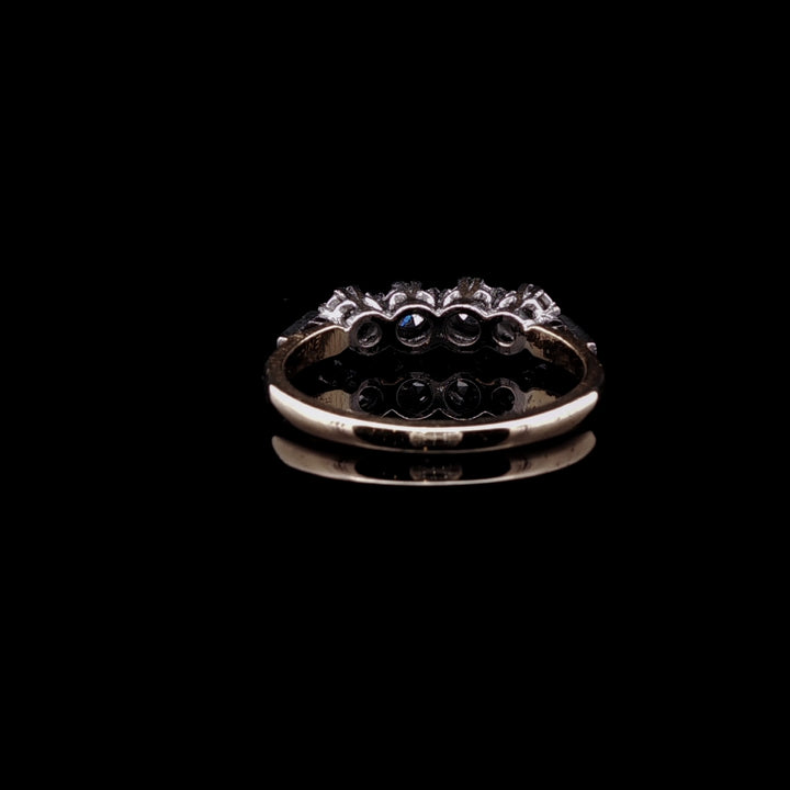 18ct Gold and Platinum Four Stone Diamond Ring