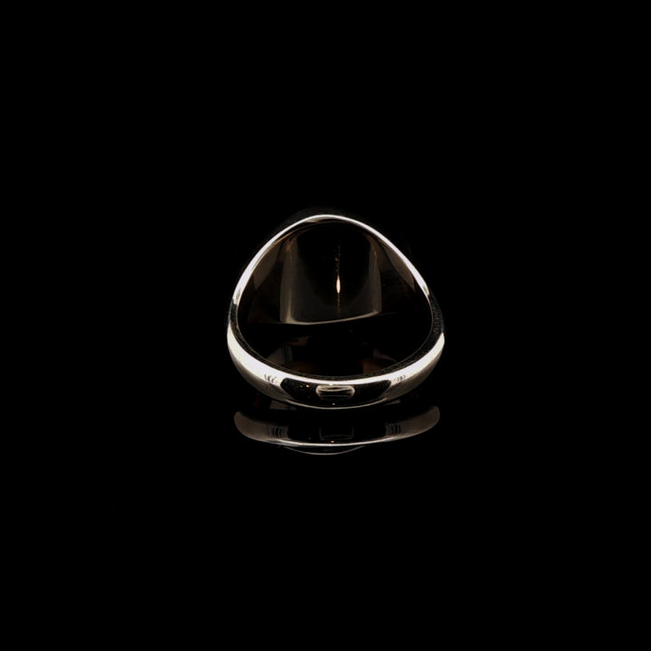 9ct Yellow Gold Oval Signet Ring, 6.1g
