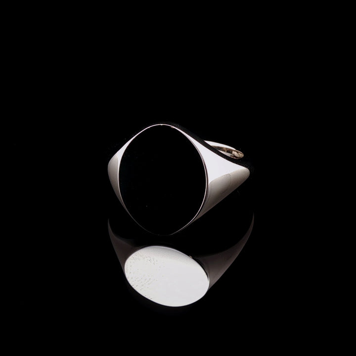 9ct Yellow Gold Oval Signet Ring, 10g