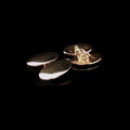 Vintage 18ct Yellow Gold Oval Cufflinks, London 1929