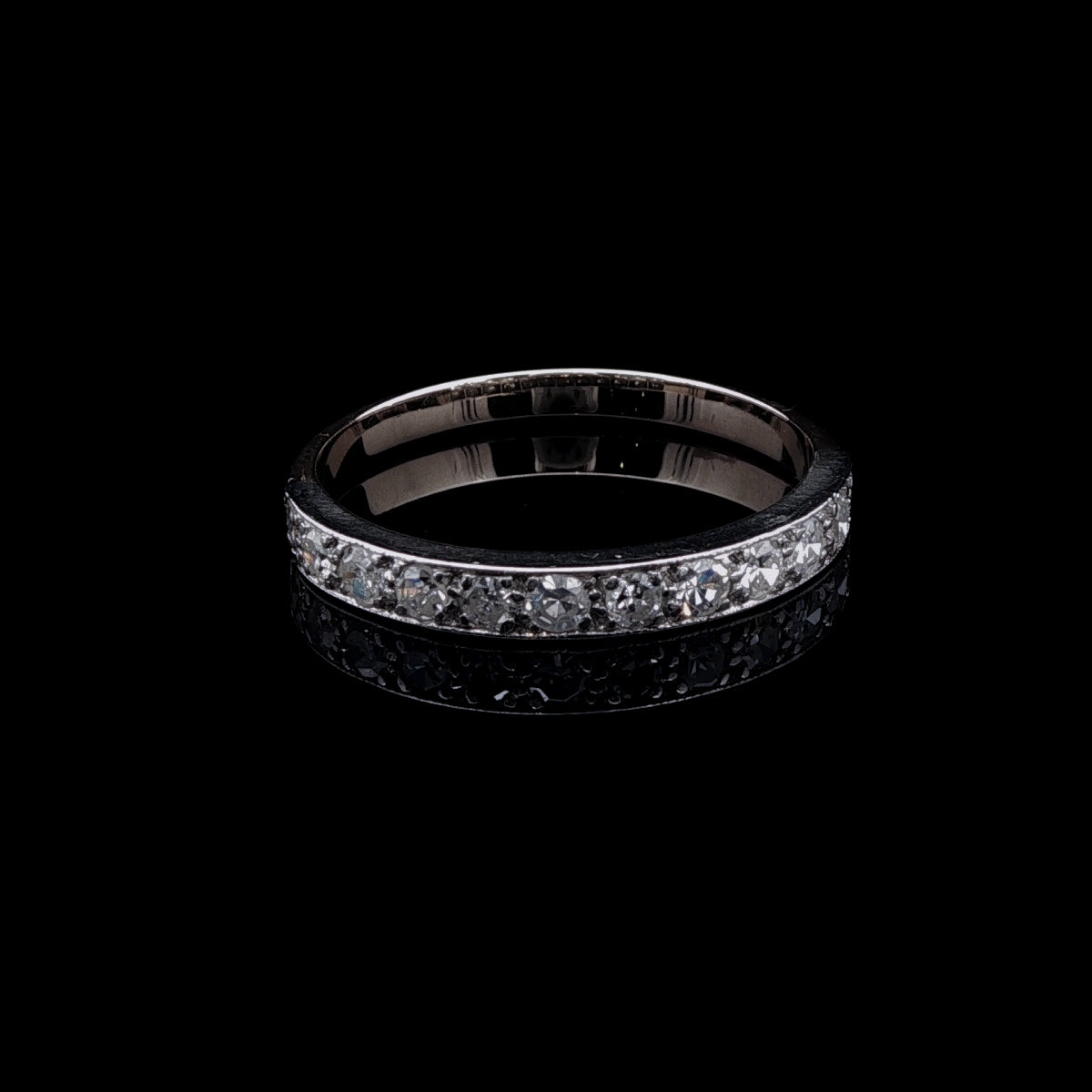 18ct Gold Half Eternity Ring with Twelve Brilliant Cut Diamonds