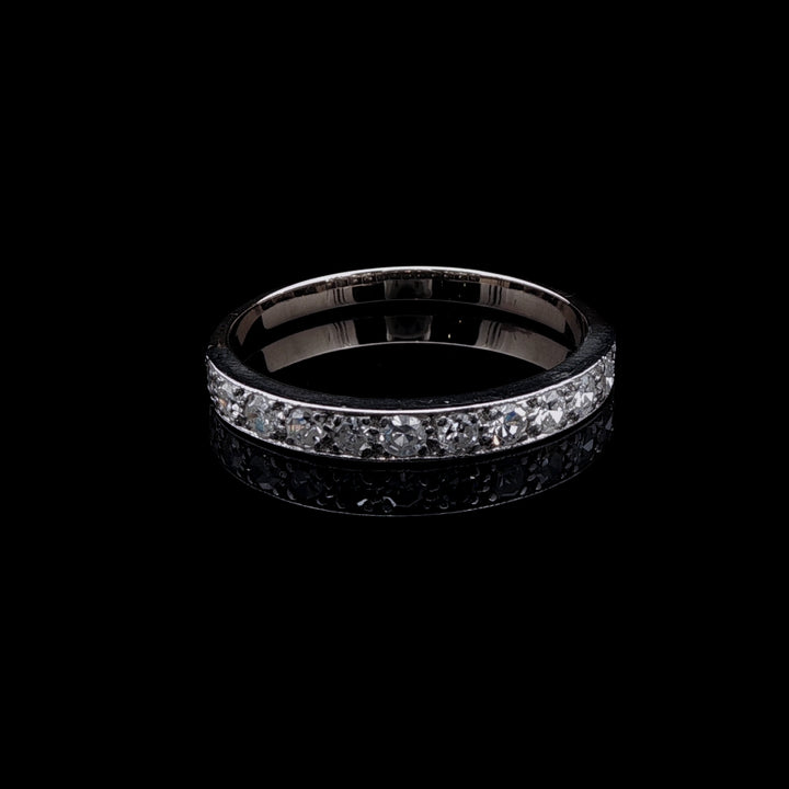 18ct Gold Half Eternity Ring with Twelve Brilliant Cut Diamonds