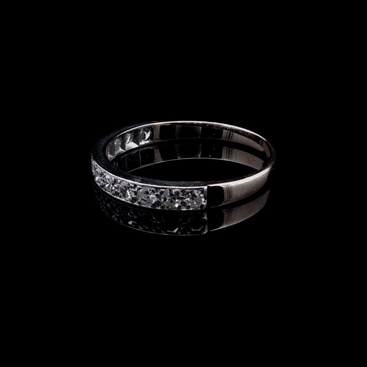 18ct Gold Half Eternity Ring with Twelve Brilliant Cut Diamonds