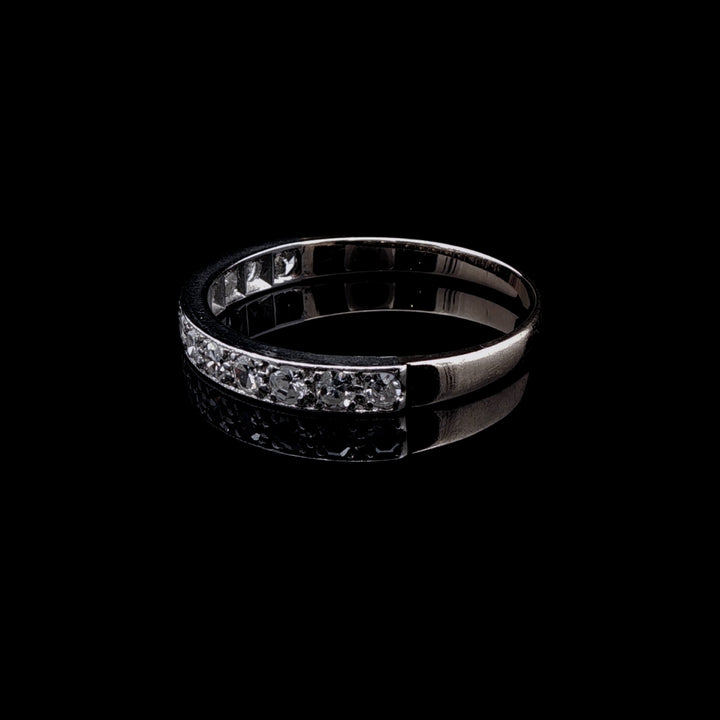 18ct Gold Half Eternity Ring with Twelve Brilliant Cut Diamonds