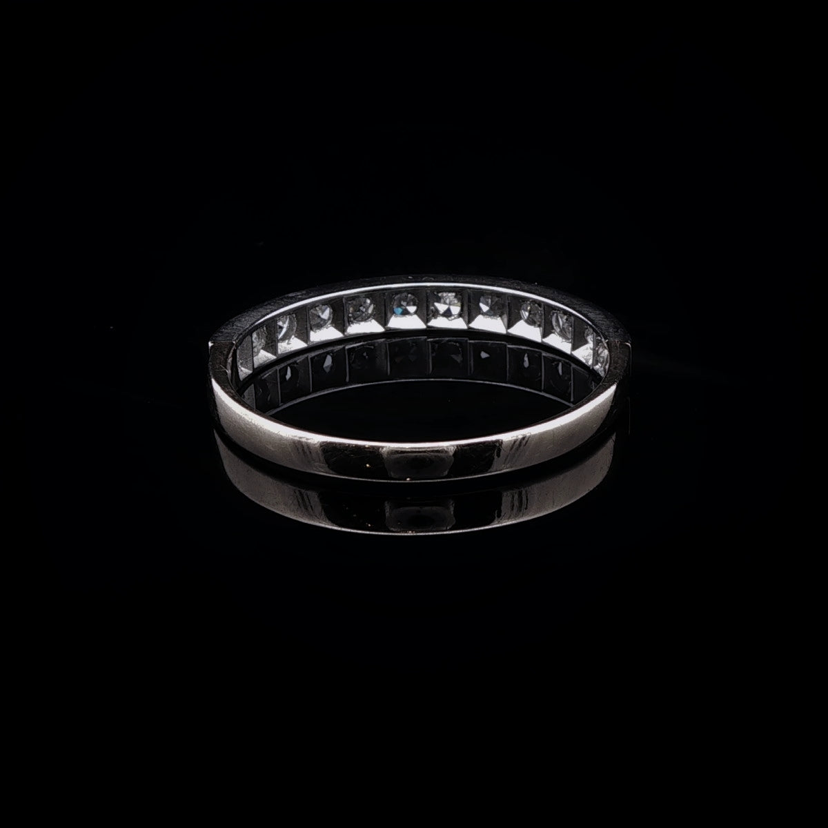 18ct Gold Half Eternity Ring with Twelve Brilliant Cut Diamonds