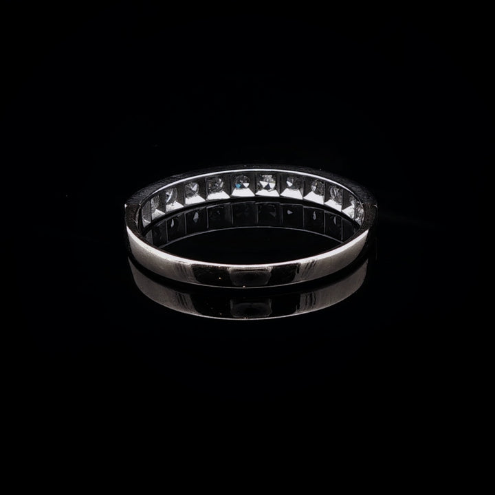 18ct Gold Half Eternity Ring with Twelve Brilliant Cut Diamonds