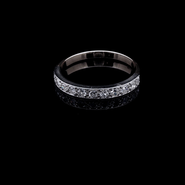 18ct Gold Half Eternity Ring with Twelve Brilliant Cut Diamonds