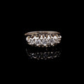 Antique 18ct Yellow Gold  Five Stone Old Cut Diamond Ring
