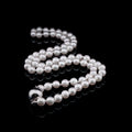 Japanese Akoya Pearl Necklace with Sterling Silver Magnetic Clasp, 5-5.5mm