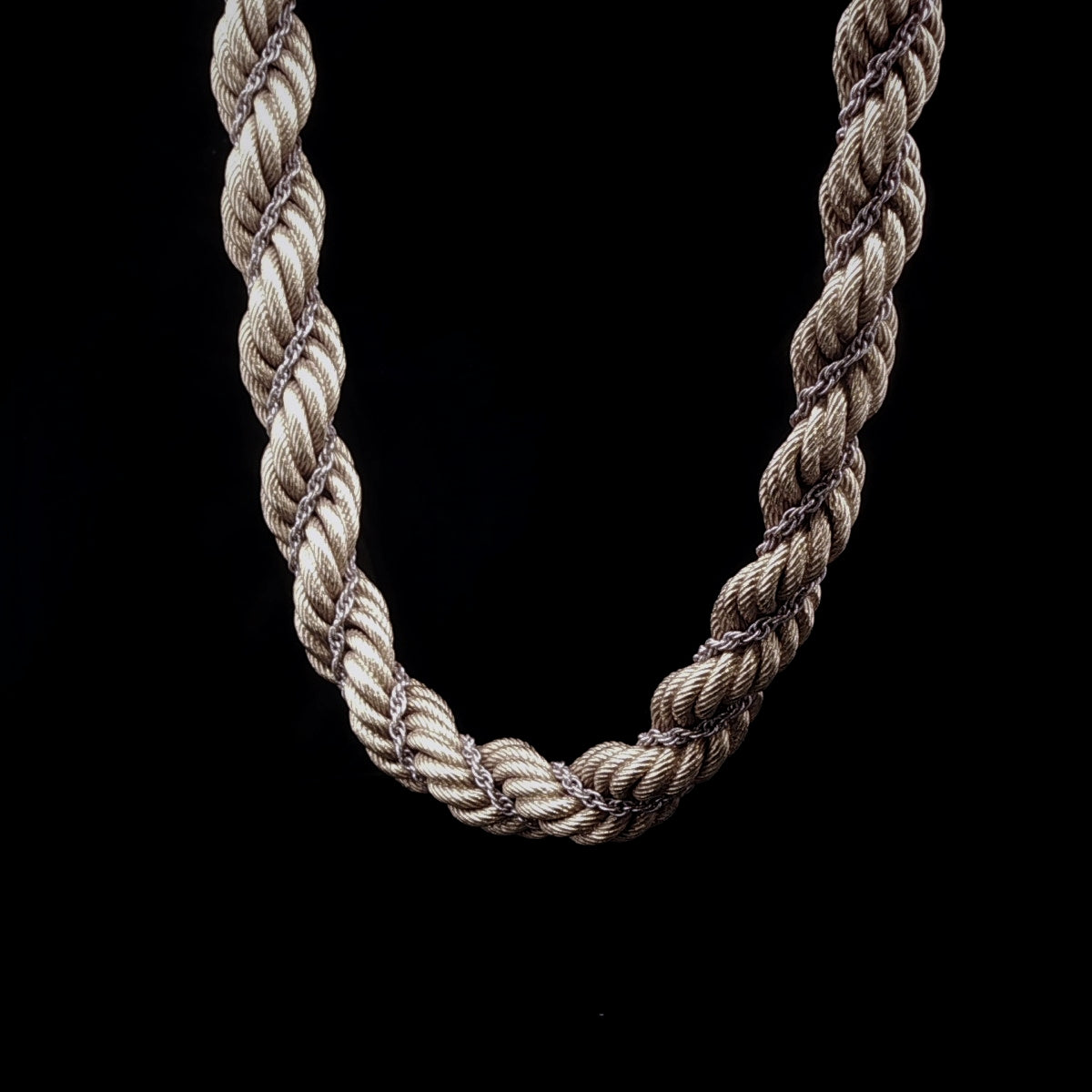 Vintage 18ct Gold Rope Chain Necklace, 48.8g
