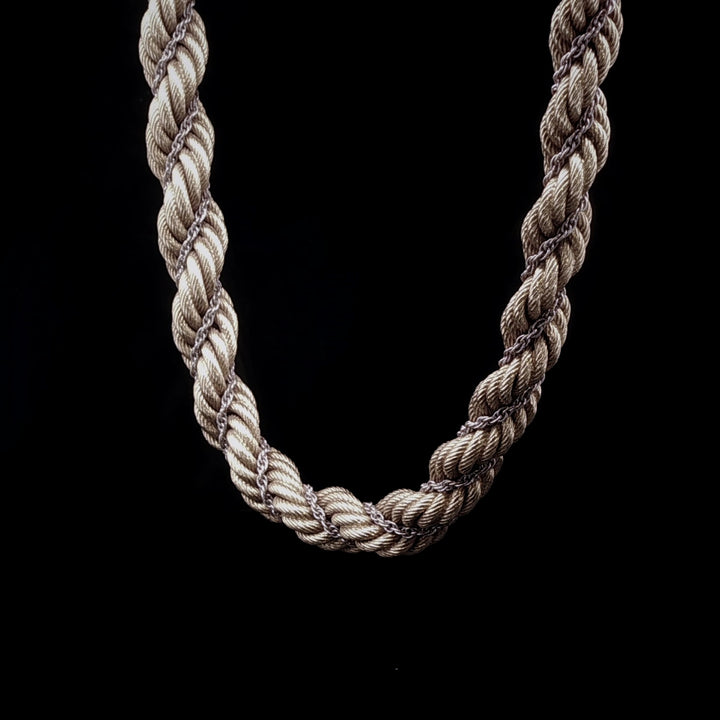 Vintage 18ct Gold Rope Chain Necklace, 48.8g